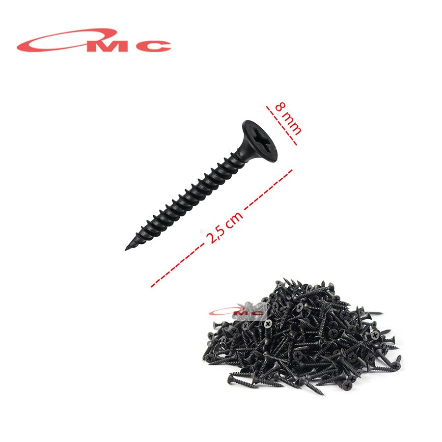 KAYU HITAM Camel Gypsum Screws Black Gypsum Screws Drywall Screw 6x1