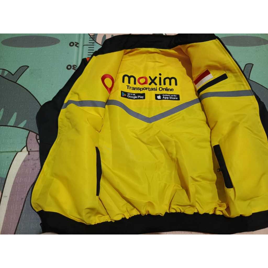 HITAM Lalamove Half Black LALAMOVE Reversible MAXIM Jacket | Shopee ...
