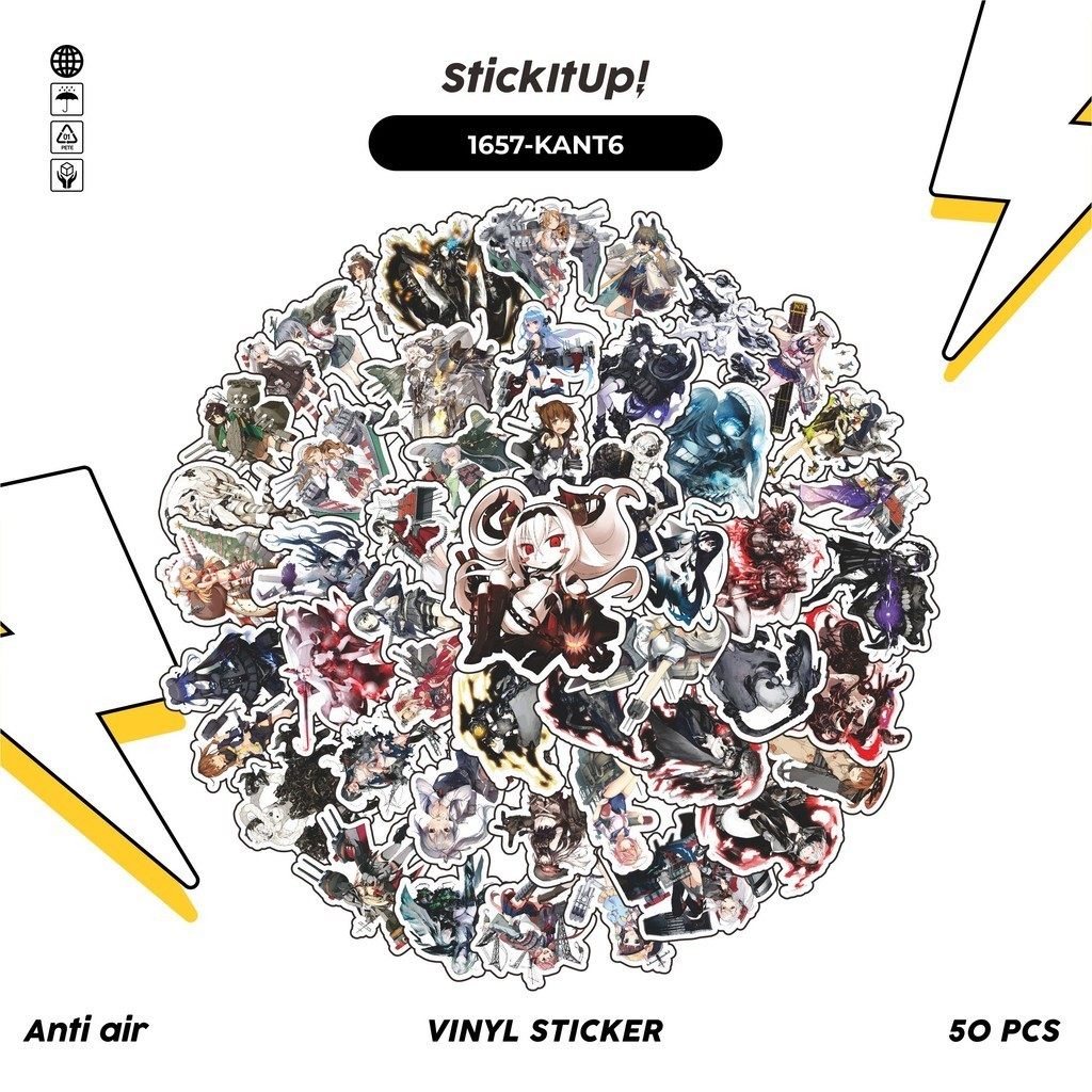 HP 100 Pcs Sticker Pack KANTAI COLLECTION CHARACTER 06 Cute Aesthetic ...