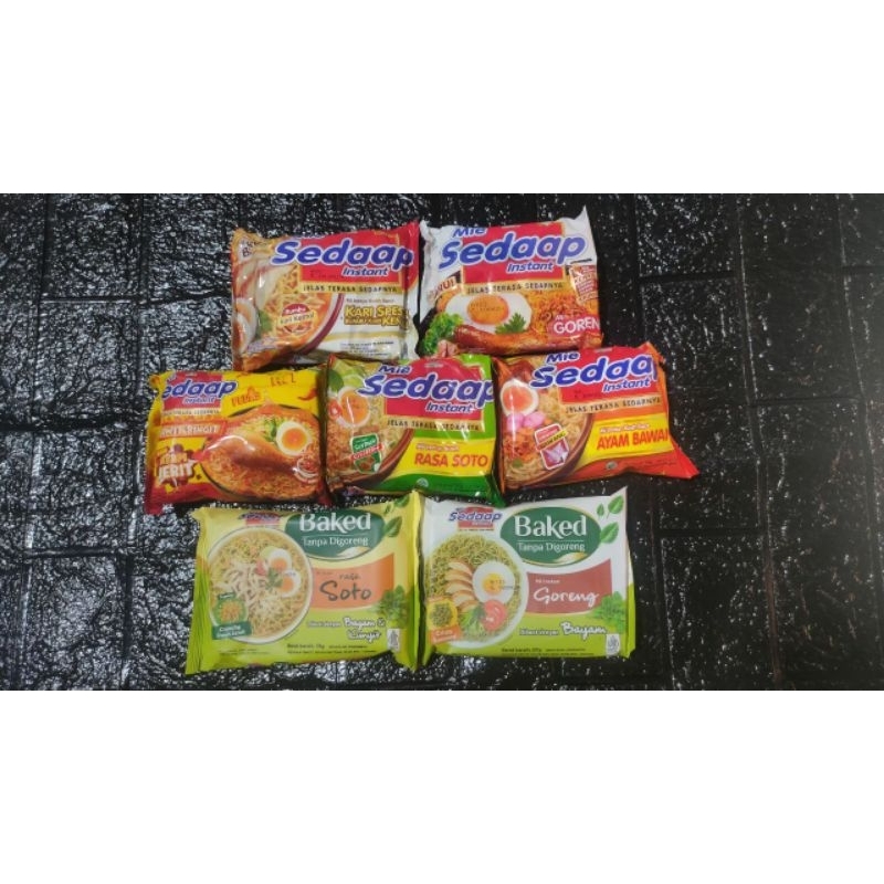 Sedaap Noodles Instant Noodles All Variant Flavors Shopee Philippines