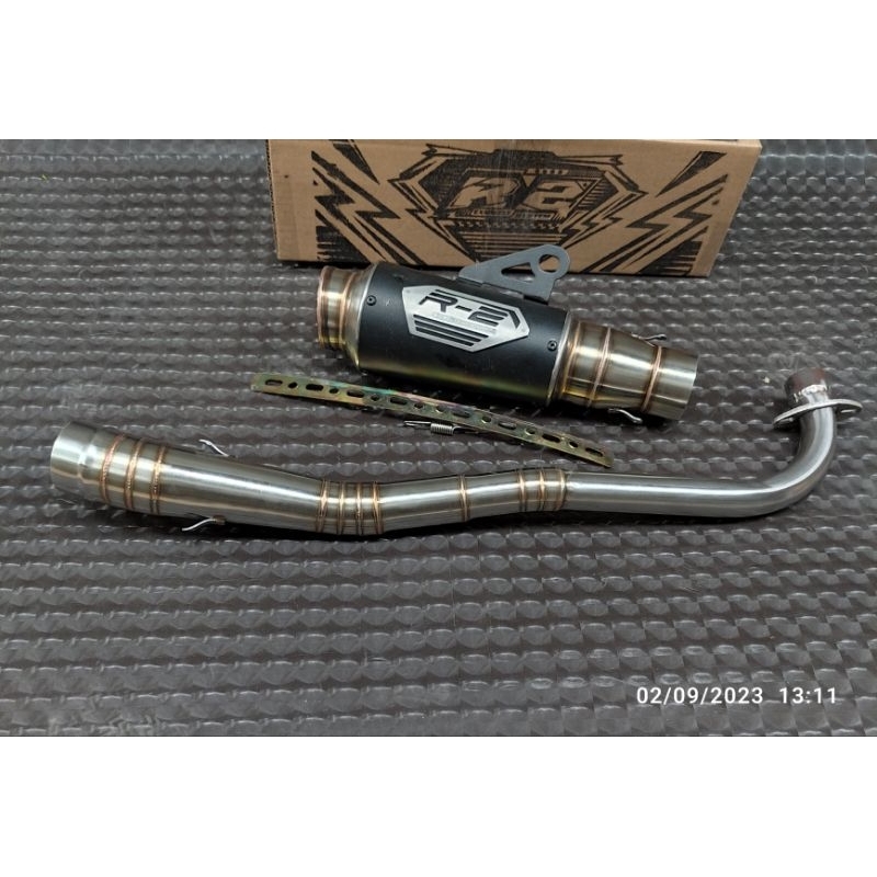 Dragbike R2 MUFFLER Exhaust 110cc200cc Installation Of VEGA JUPITER Z