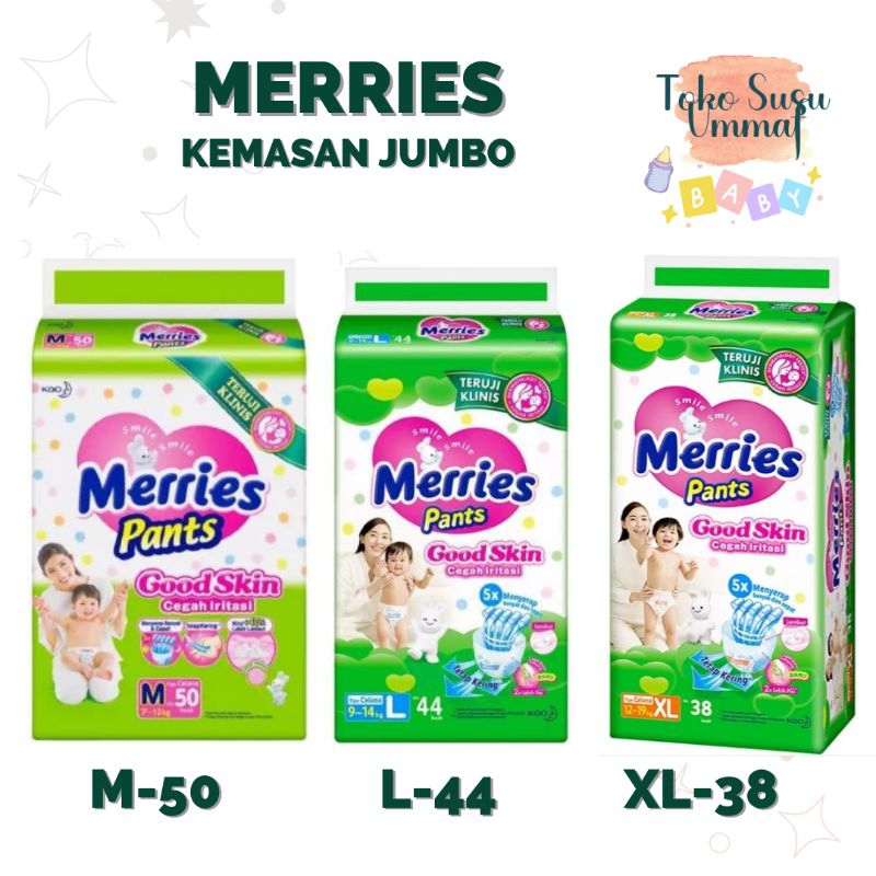 Merries L44 Merries M50 Merries XL38 Merries Jumbo | Shopee Philippines