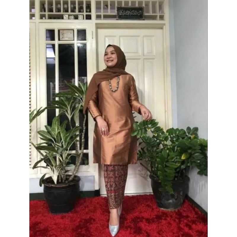 Modern Kebaya/Kurung Melayu Kebaya Suit/Kebaya/Tops/Plain Tille Kebaya ...