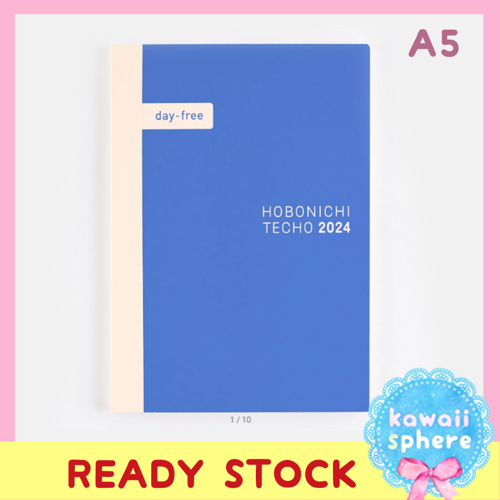 Hobonichi Techo 2024 A5 Day Free Book Jan Start Hobonichi 2024 Ready