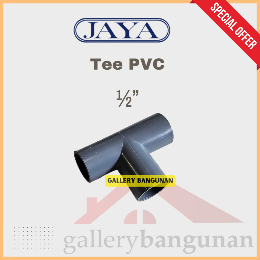 Pvc Tee 1/2 in Inch Dim Dm Pipe Connection T Sok Fitting Three Quarters