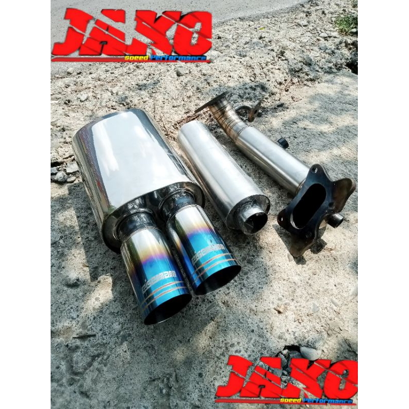 Racing Exhaust hrv PRESTIGE 1.8 1 set downpipe resonator Muffler Sppart honda Car Shopee