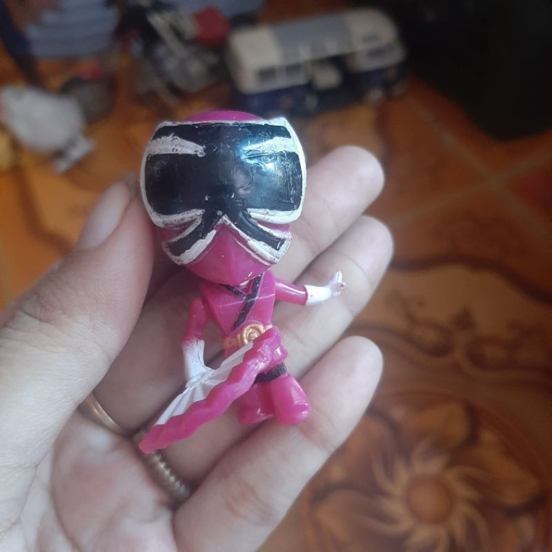 Power rangers pink chibi collectible toy/figure | Shopee Philippines