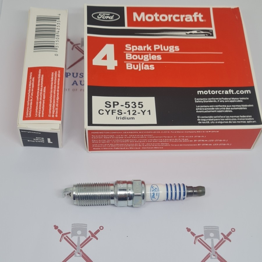 Iridium Spark Plug ford fiesta, focus, ecosport original motorcraft