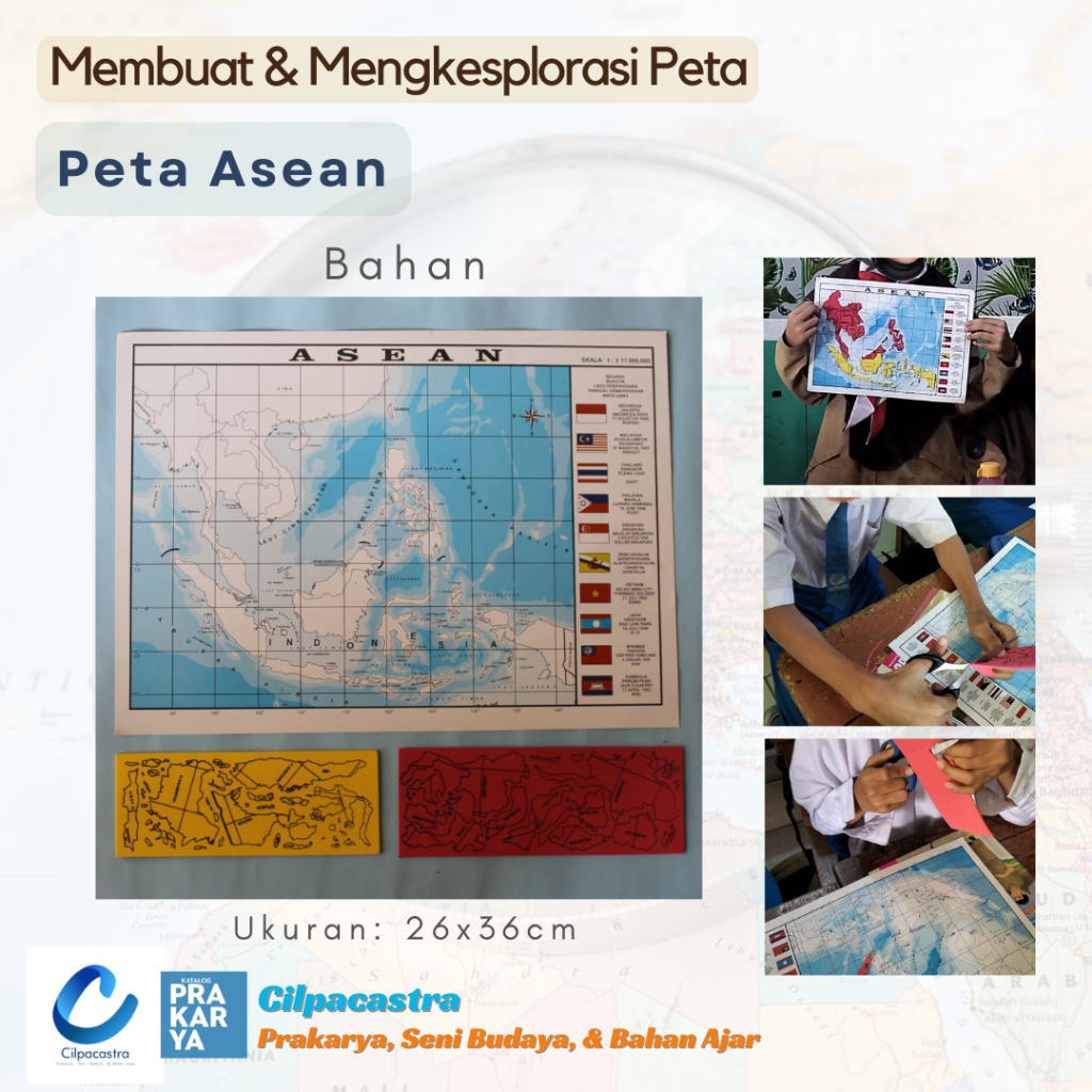 Asean Maps, Making & Exploring Maps, Teaching Materials | Shopee ...