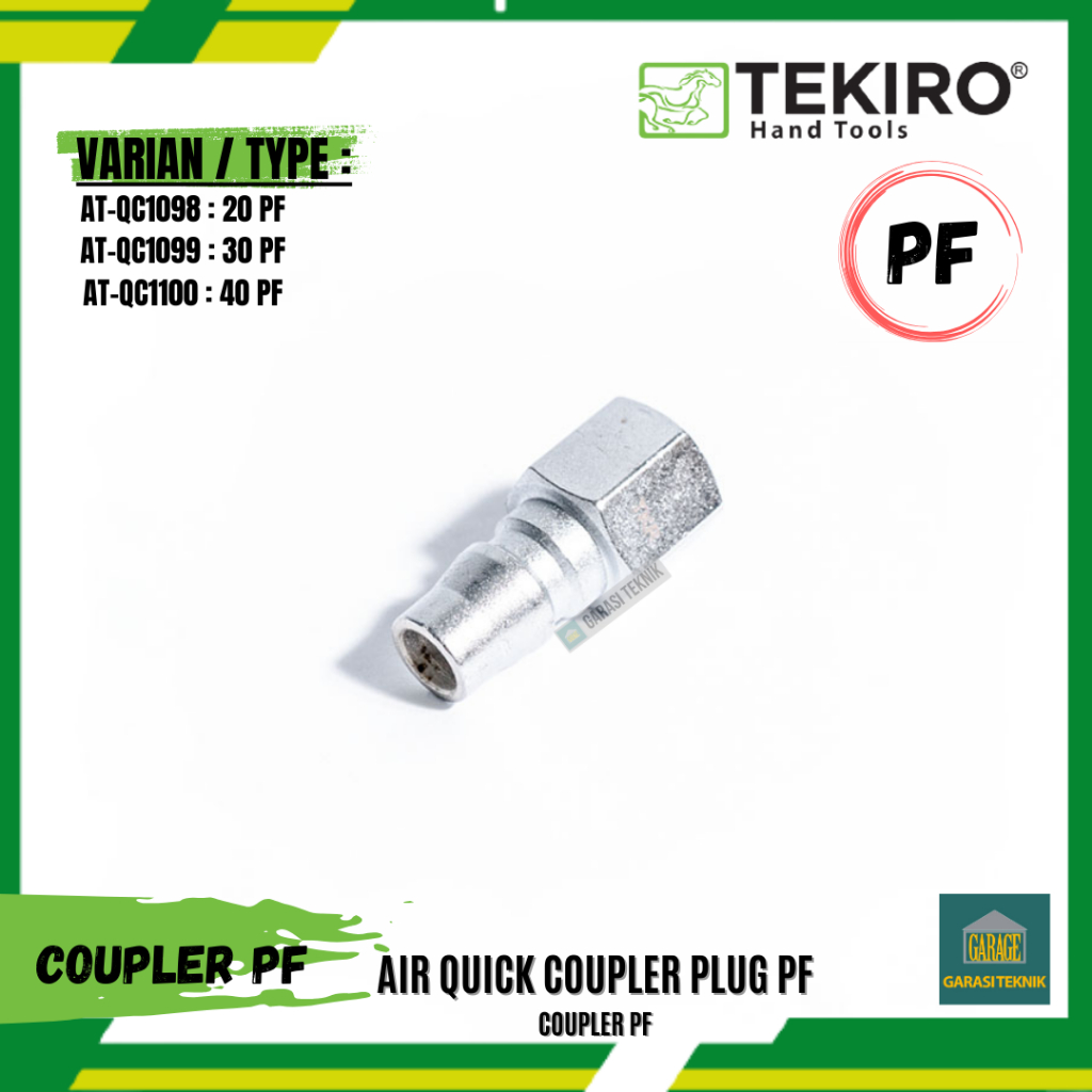 Tekiro QUICK COUPLER Plug PF/QUICK COUPLER PF Compressor/COUPLER PF ...