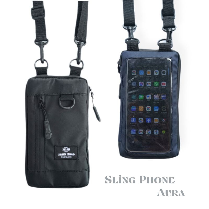HP Slingbag Hanging Wallet Premium Waterproof Cell Phone Bag for