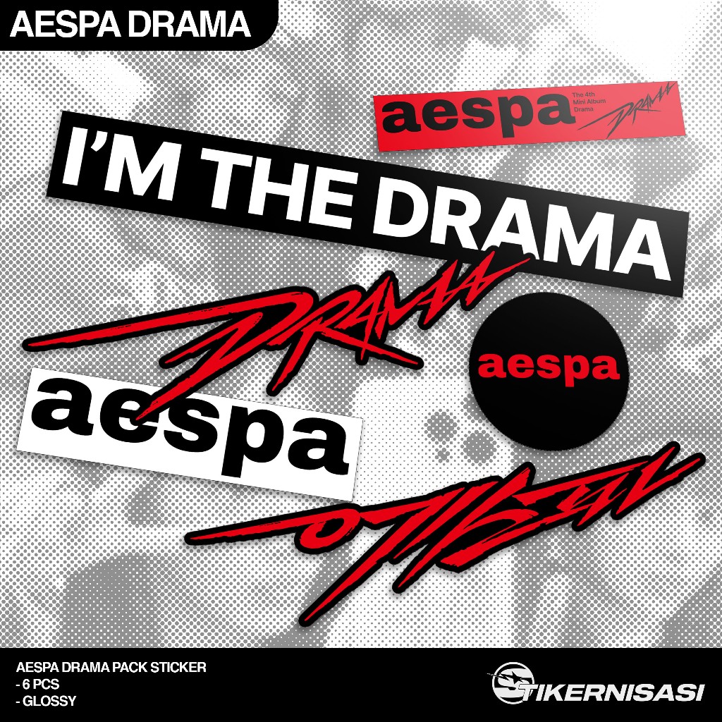 Aespa DRAMA Pack Stickers | Shopee Philippines