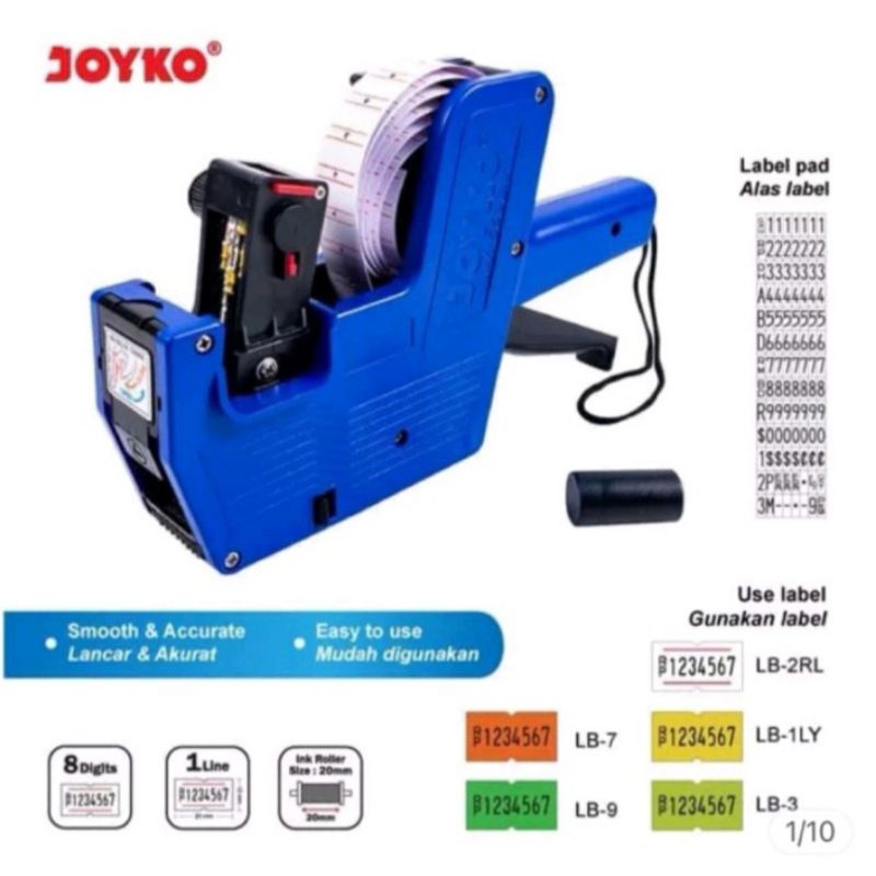 MESIN Joyko MX-5500M 8 Digit Label Tool Label Machine | Shopee Philippines