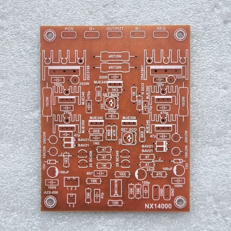 Pcb Driver Power Amplifier NX14000 Builtup By Habib | Shopee Philippines