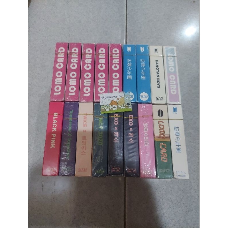 Bts, BLACKPINK, TXT, TWICE, NCT, EXO CARD LOMO CARD 54pcs | Shopee ...