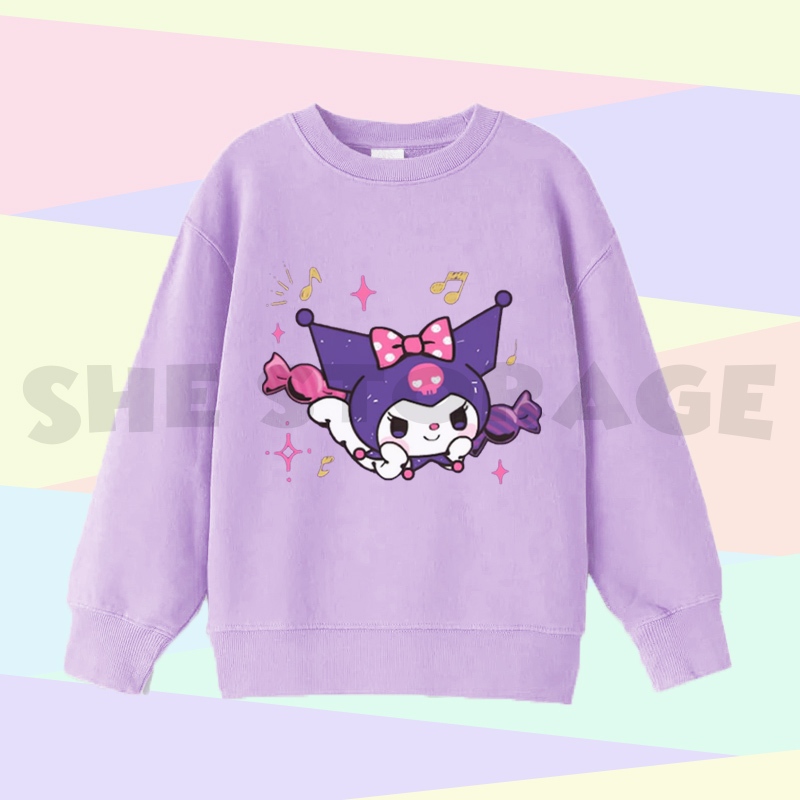 Kuromi My Meoldy Hello Kitty Sanrio Family Sweater Jacket 