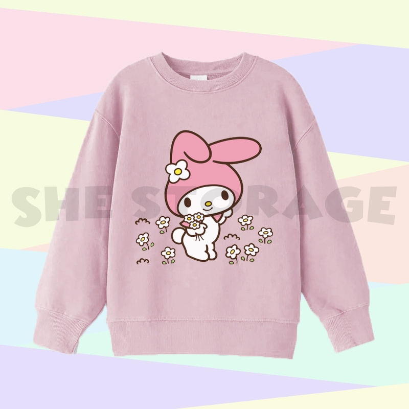 My MELODY KUROMI HELLO KITTY SANRIO Children's SWEATER Jacket | Shopee ...