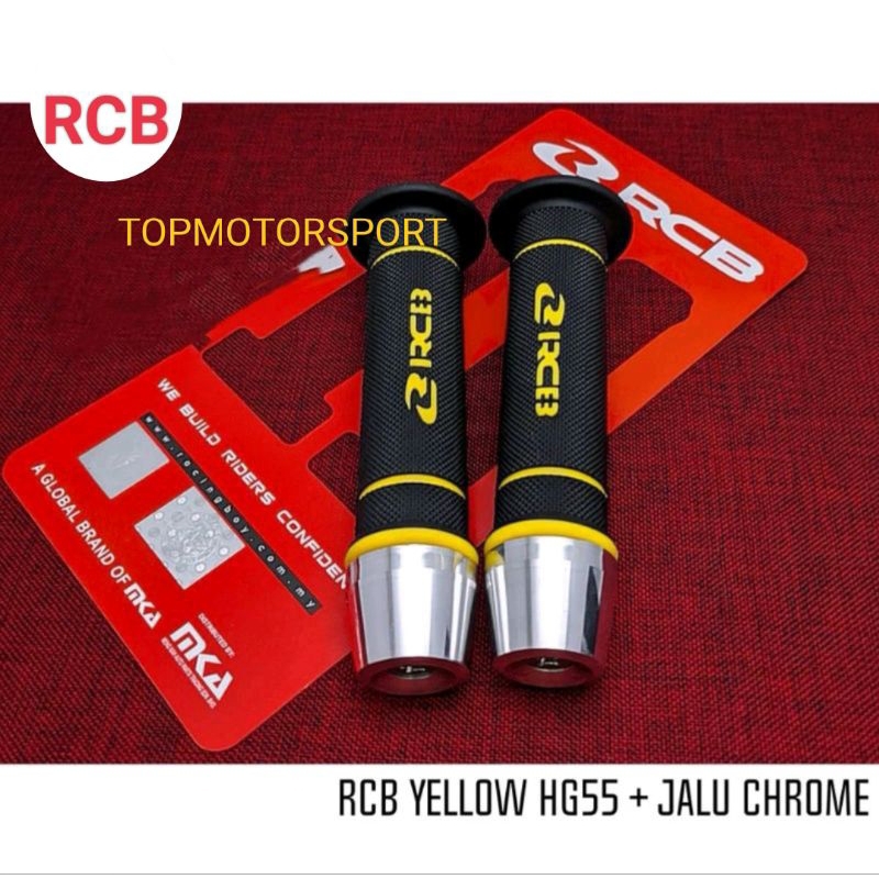 Rcb Hg Original Grip Handgrip Handfat Plus Jalu Pendulum Crome Universal Handlebar All Types