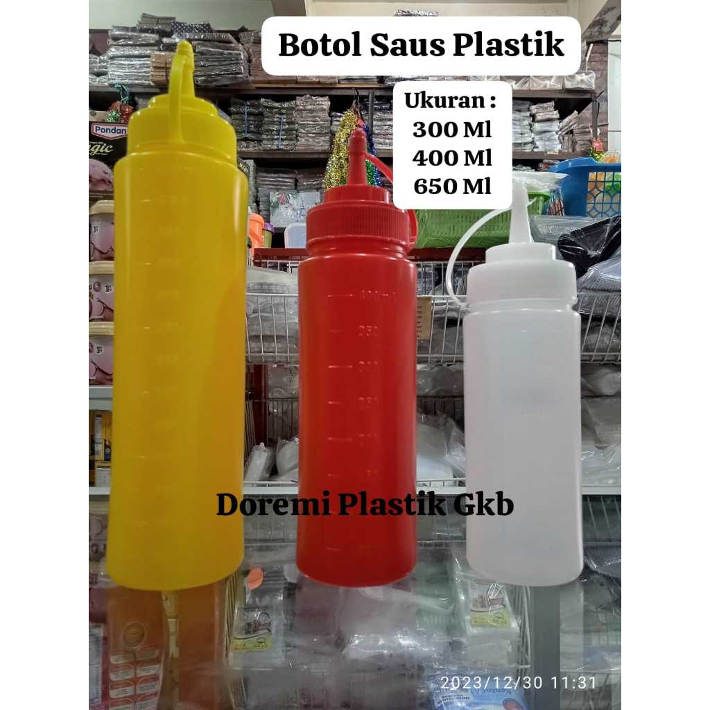 Mayo SAUCE BOTTLE 300ml 450ml 650ml / KECAP BOTTLE / SAUCE BOTTLE ...