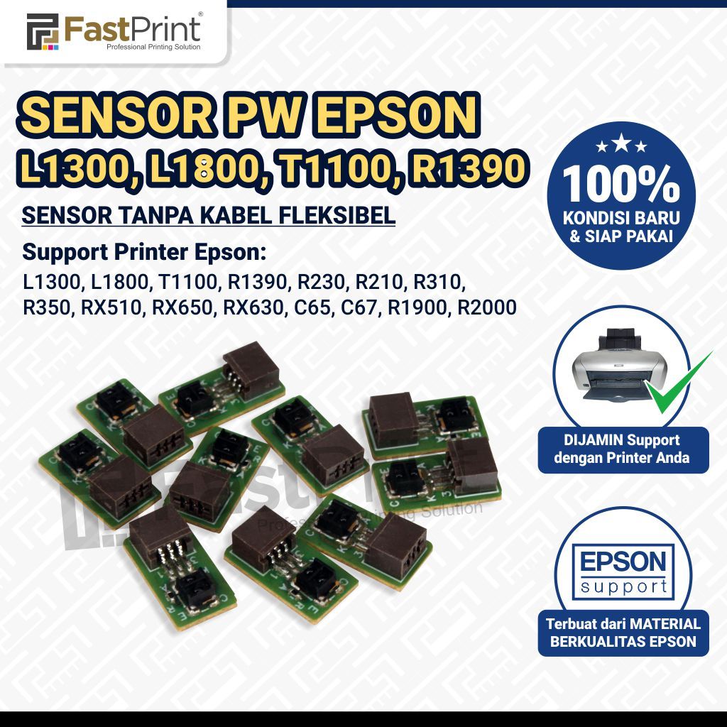 Epson L1300 L1800 T1100 R1390 R230 RX650 Printer Fast Print PW Sensor ...