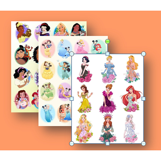 (Part 1) Disney Princess Sticker | Princess Sticker | Vintage Stickers ...