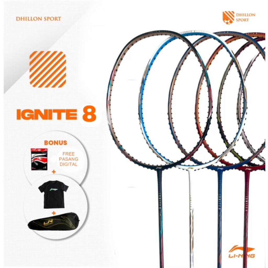 Badminton Racket Original IGNITE 8lining | Li-Ning Ignite | Shopee ...