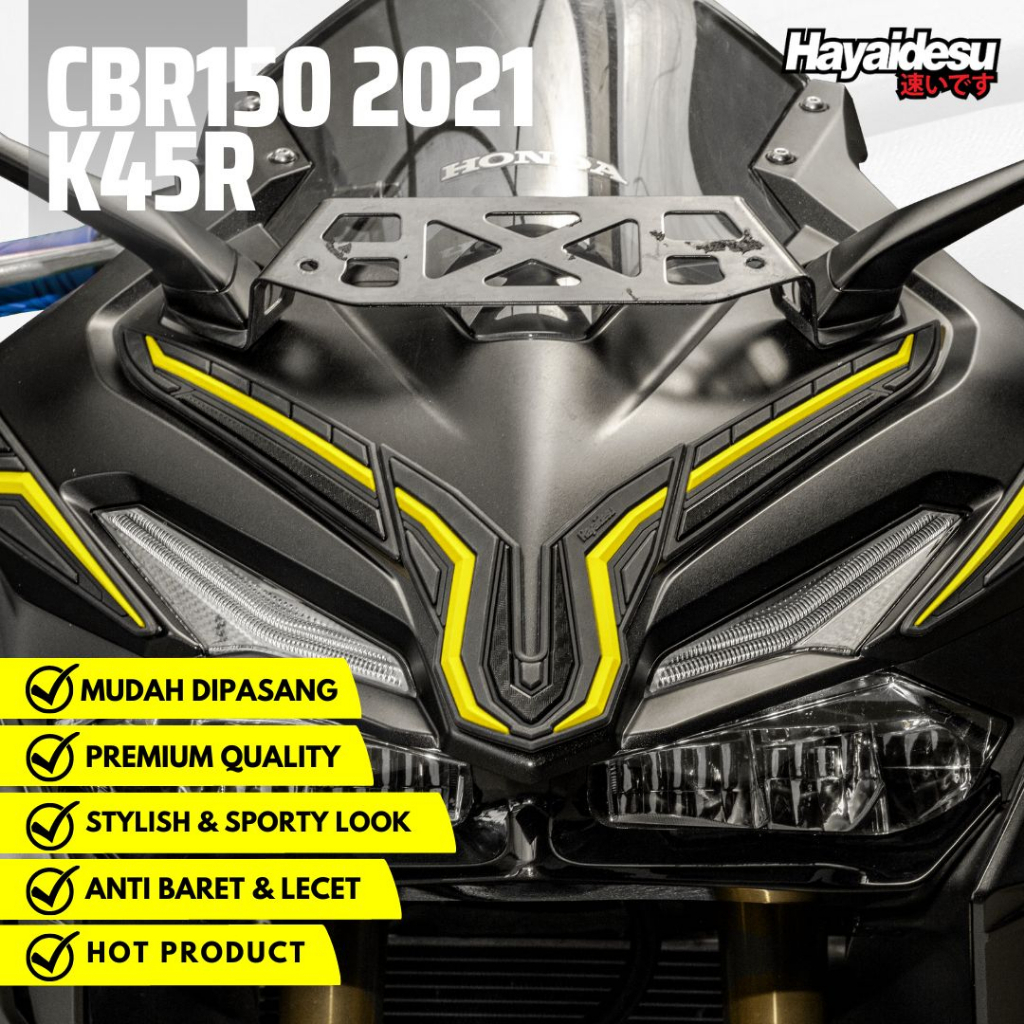 Hayaidesu New CBR 150R K45R 2021 Body Protector Front Shield Cover