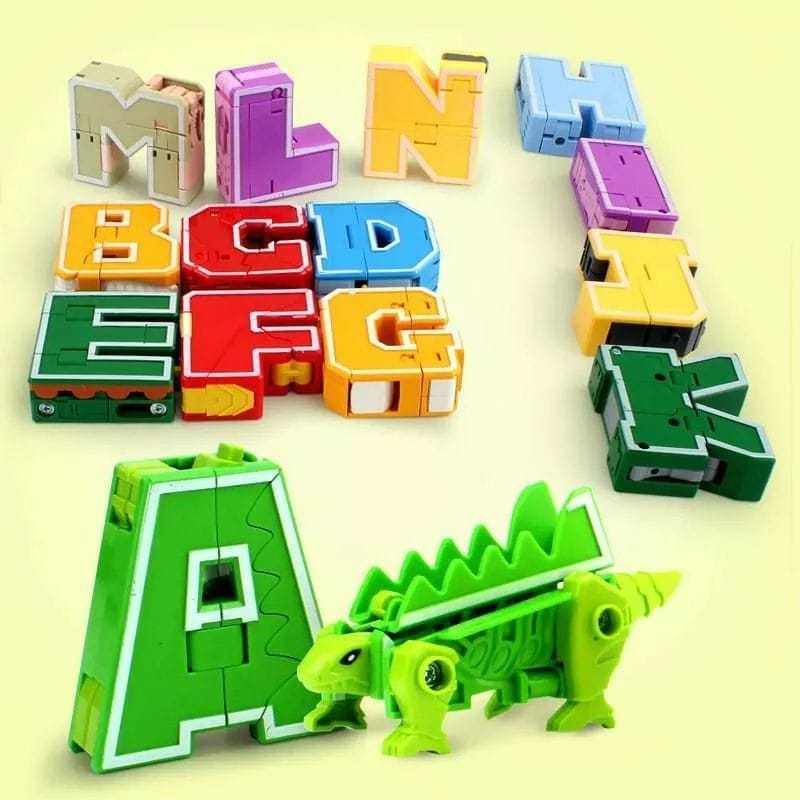 Abcd And KLMN Letter Robots/Robots Join Transformers/Toy Robot Letters ...