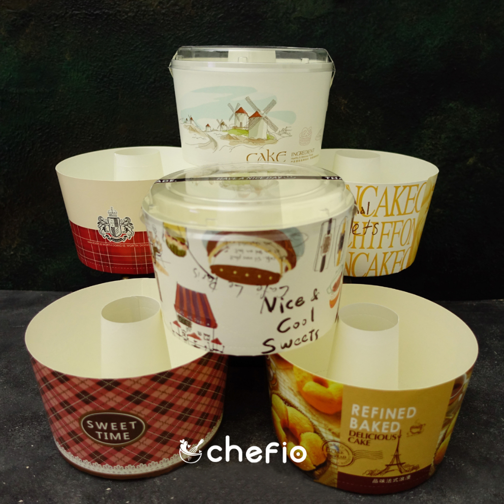 Paper Cup Chiffon Case Brass Chiffon Paper Mold Sponge Cake Set Mika ...