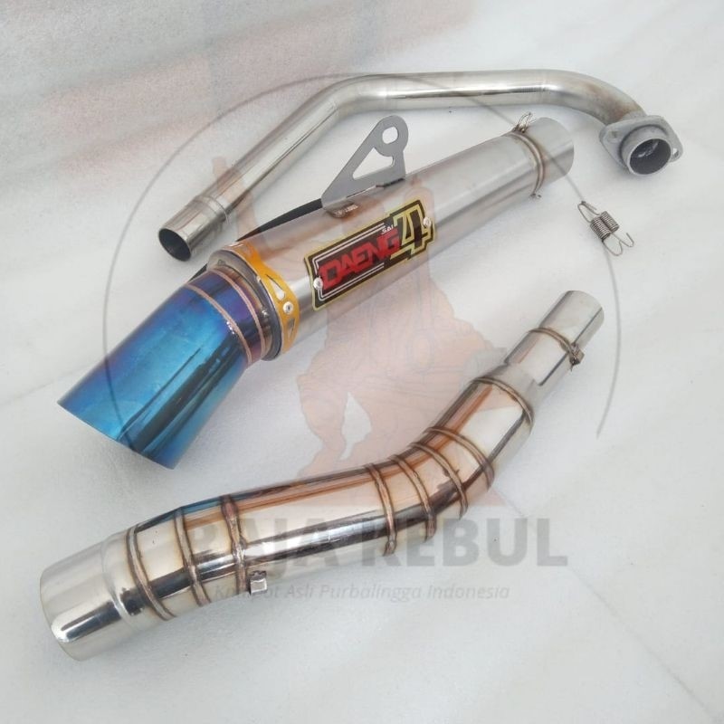 Daeng Sai4 Open Spec Exhaust Pipe For Raider 150 Tmx 125 155 Pinoy Snper 135 150 Rusi Tc Bajaj