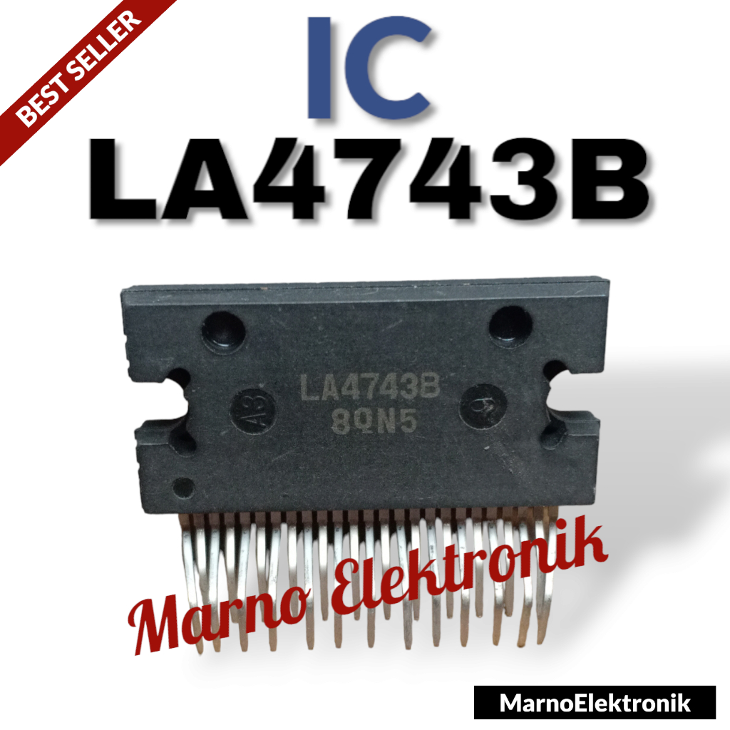 Circuito Integrato Sanyo LA4743B &ndash; Originale Nuovo, Componente Audio Per Elettronica