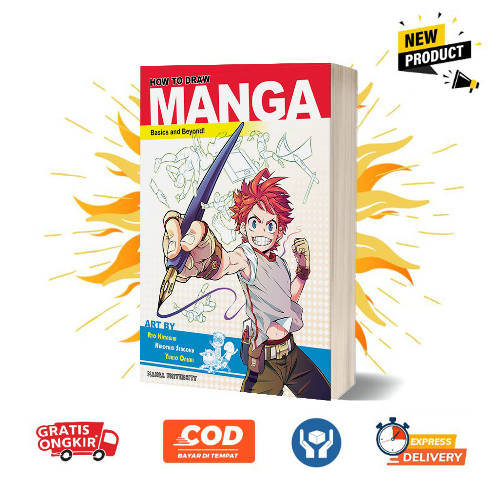 How to Draw Manga by Manga University (English) | Shopee Philippines