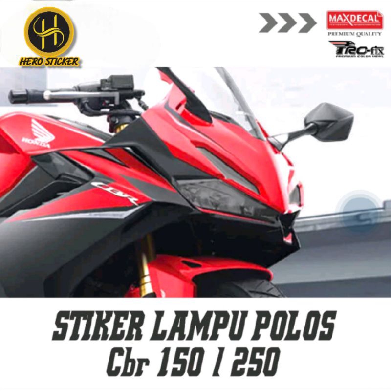 Cbr 150cc 250cc transparent light stickers cbr 150 250cc transparent ...