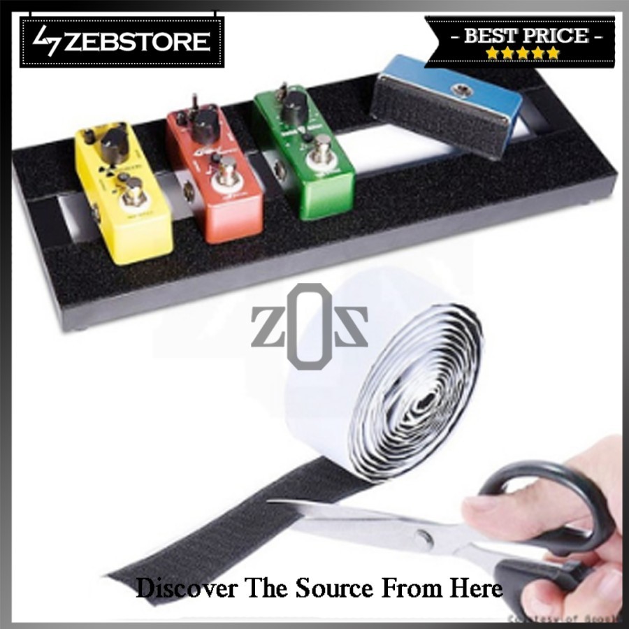 Velcro Effect Pedalboard Mounting Tape Double Hook 2mx5cm Shopee