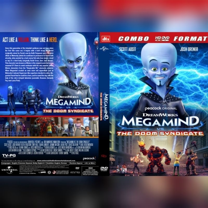MEGAMIND VS THE DOOM SYNDICATE Animated Film Cassette [ 2024 ] | Shopee ...