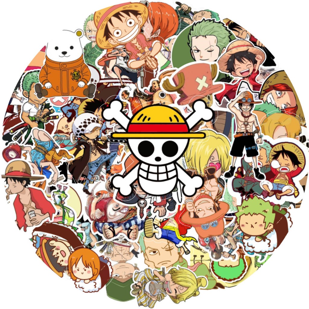 100pcs Mini CUTE ONE PIECE STICKER STICKER PACK AESTHETIC For Journal ...