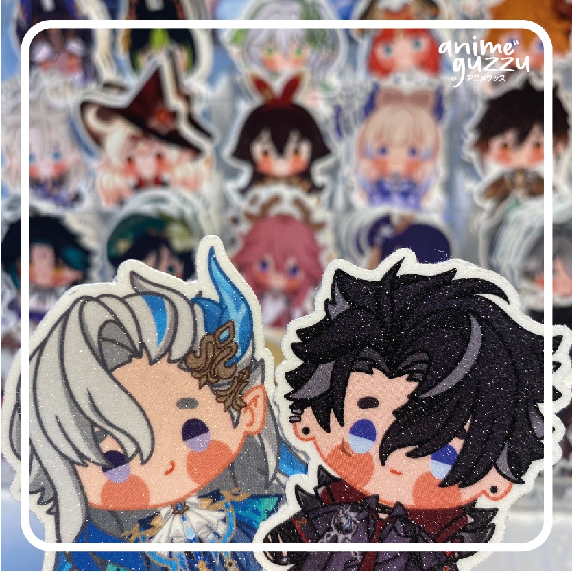 ANIME GUZZU GENSHIN IMPACT FULL BODY SPARKLING STICKER - WATERPROFF ...