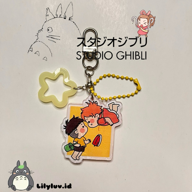 Ghibli Acrylic Charm vol.3 by Lilyluv | Keychain Studio Ghibli Couple ...