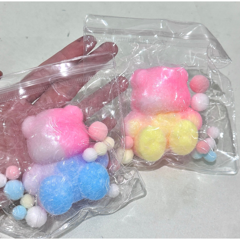 [HARU] Taba Squishy Ombre Bear Rabbit Cat Paw Gradient Taba Squishy ...
