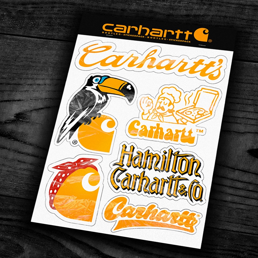 Carhartt Sticker Pack Brand Carhartt (BOOTLEG) | Shopee Philippines