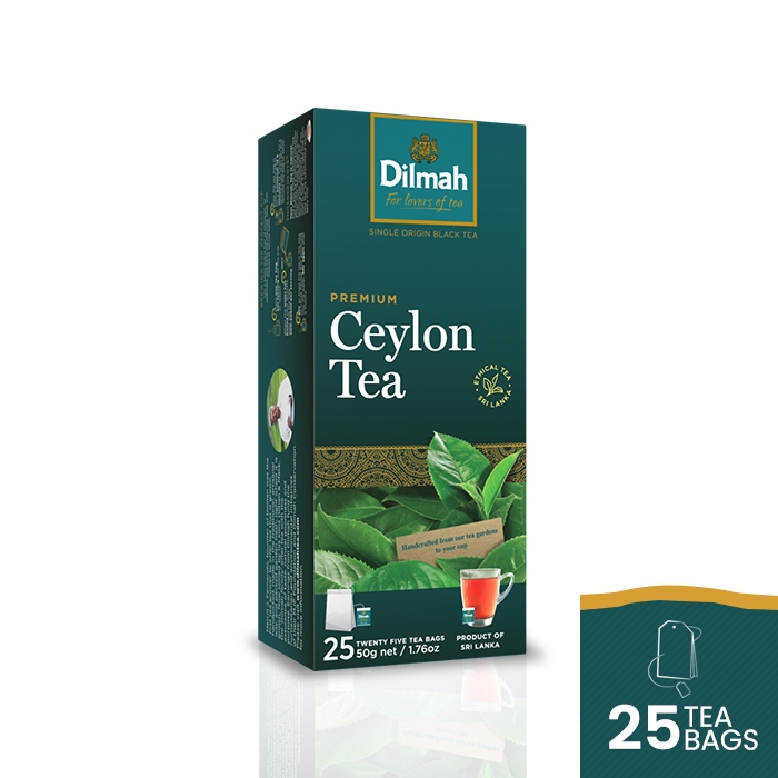 Dilmah Premium Ceylon Tea Selection - Tag Tbag 25s | Shopee Philippines