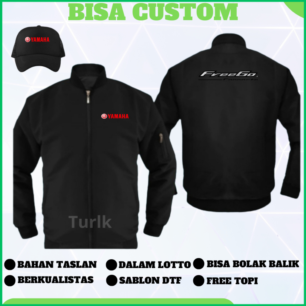 Yamaha Freego Jacket Freego Bomber Custom Jacket | Shopee Philippines