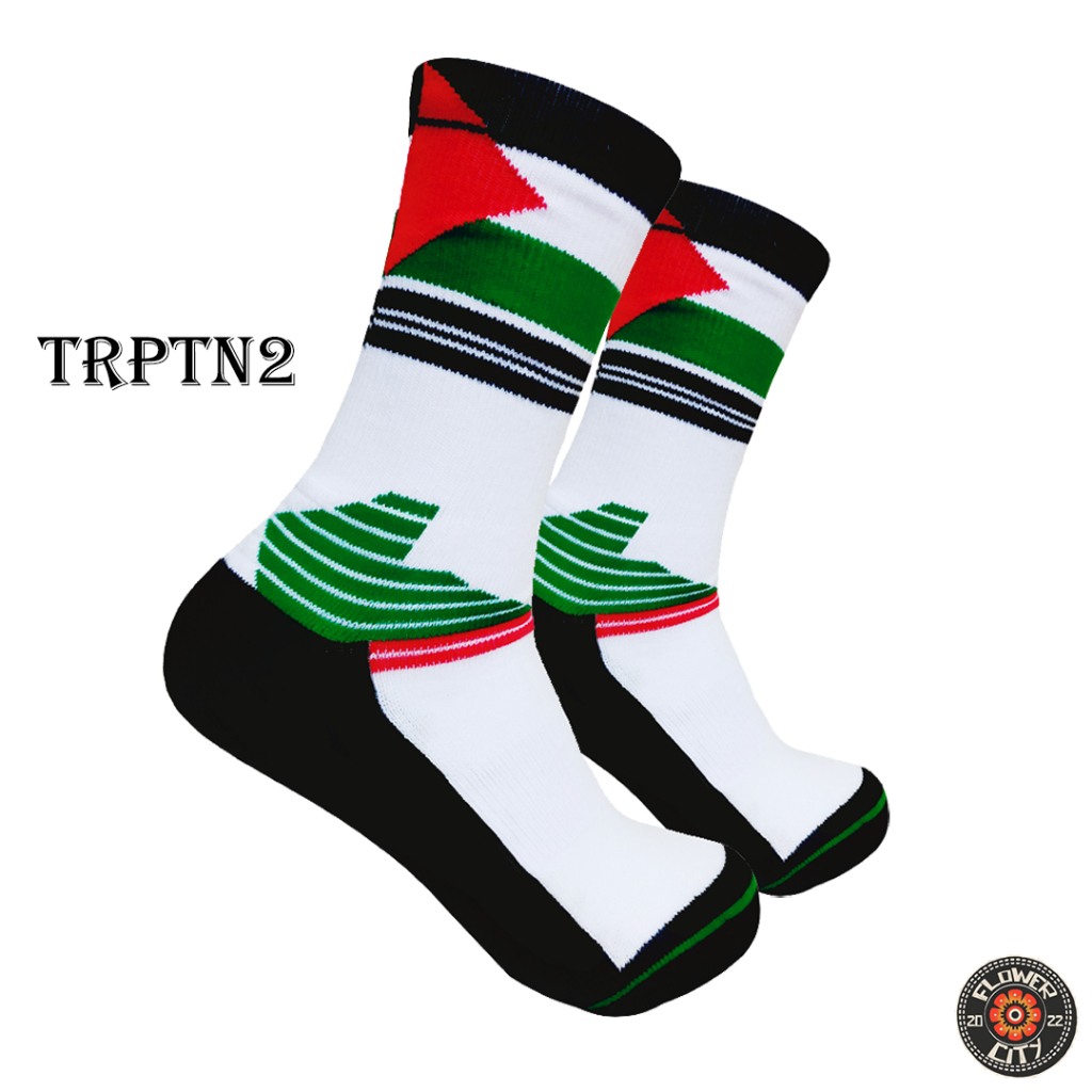 Terry Socks Special Edition PALESTINE Motif (4 LAYER THREAD) No.TRYPTN2 ...