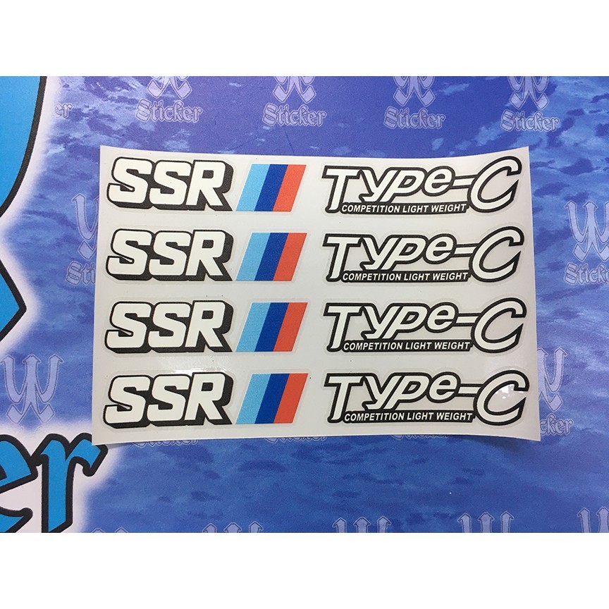 SSR sportrim sticker SSR Type C Type RS Type F sticker | Shopee Philippines