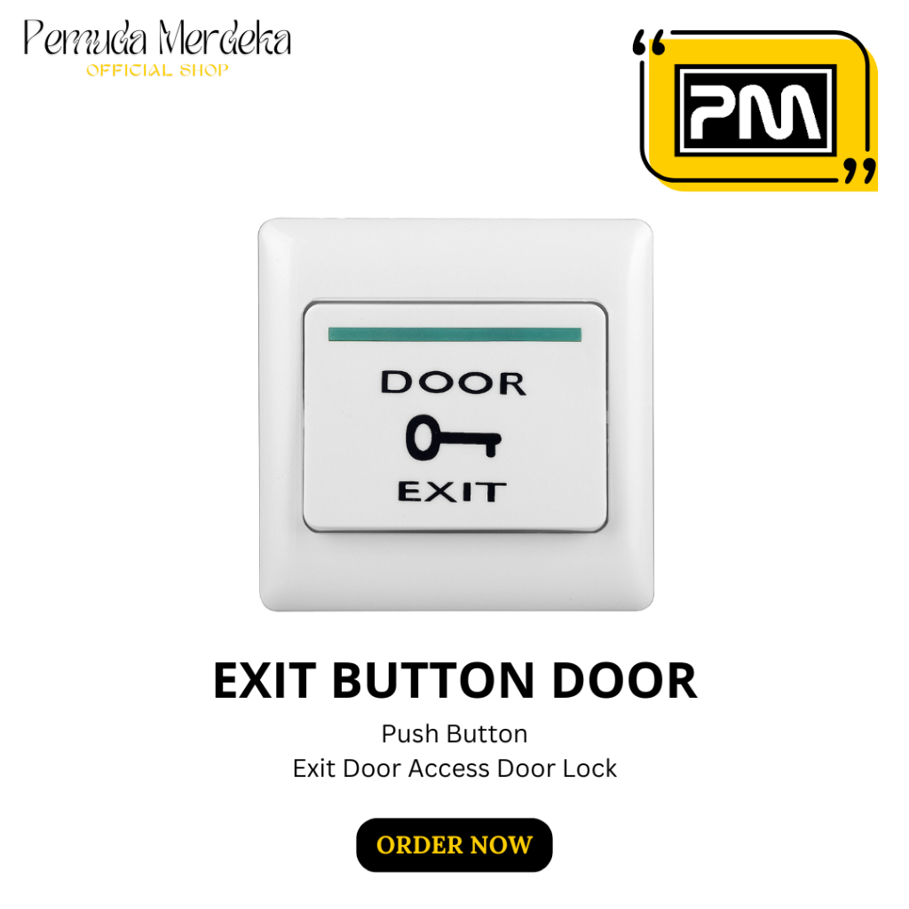 Exit Push Button Plastic Exit Door Access Control Door Plastic Material ...