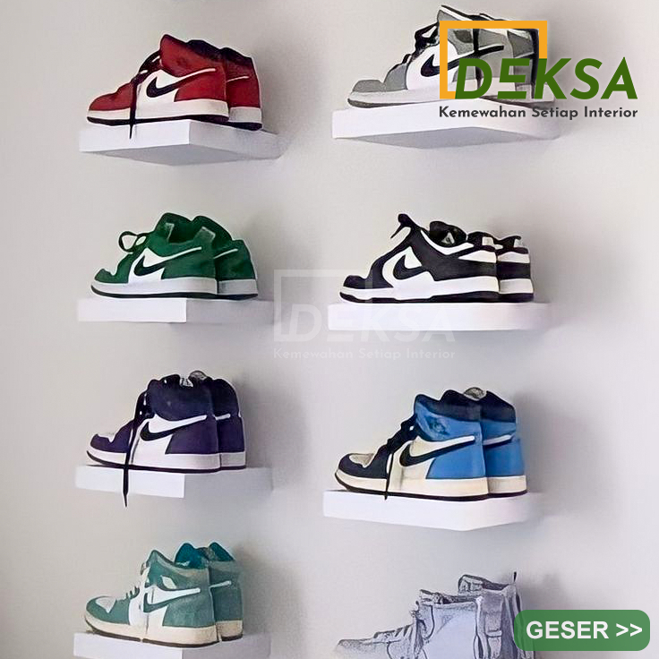 Wall Shelf Corner Paste Corner Corner Stacking Minimalist Shoe Display ...