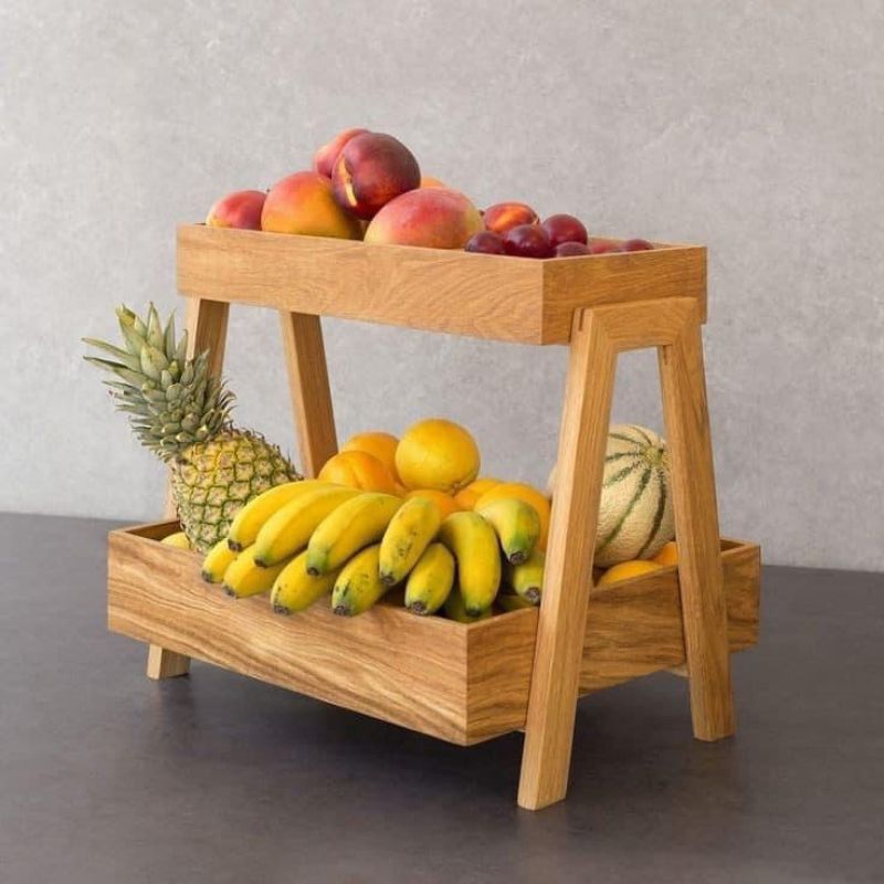 Onion Rack Multipurpose Wooden Fruit Rack | Shopee Philippines