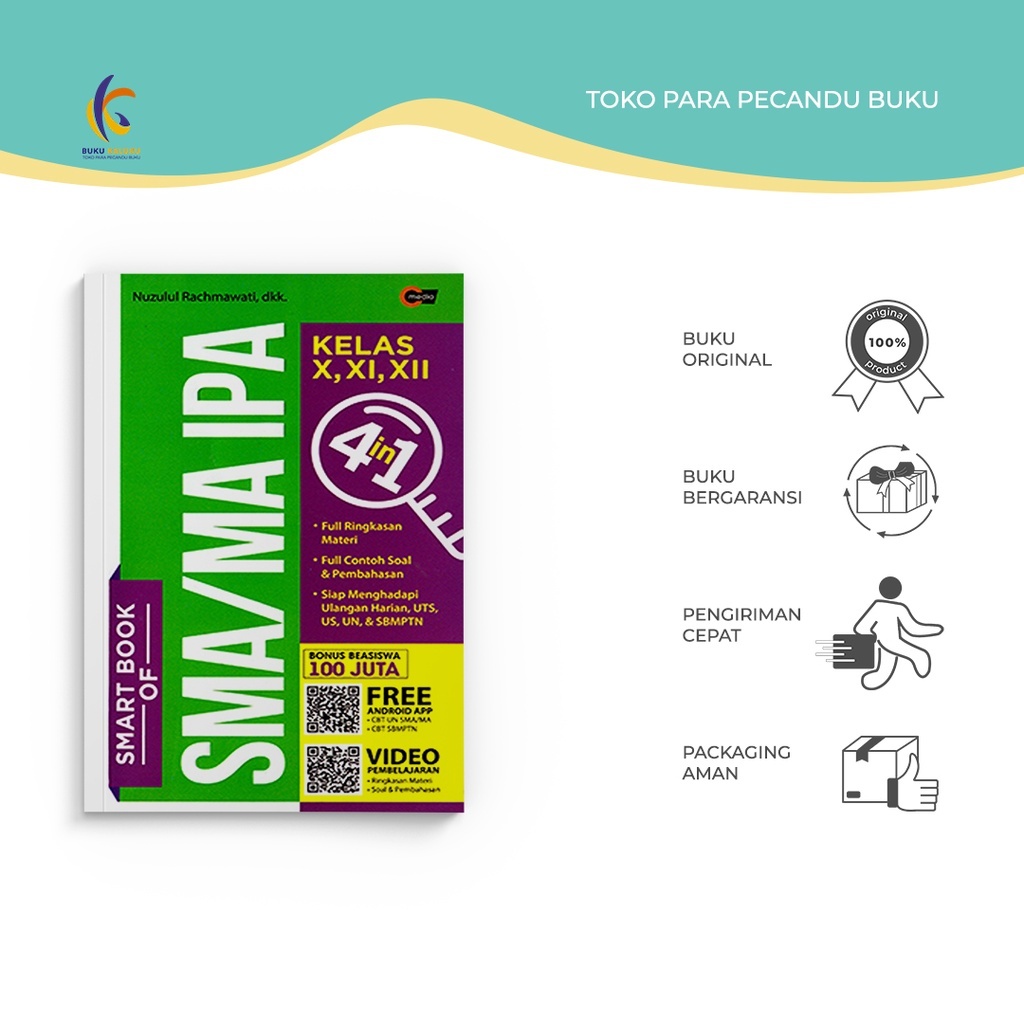 SMA Textbook - Smart Book of SMA/MA IPA 4 in 1 Grades 10, 11, and 12 ...