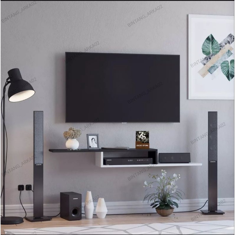 (120x20x18) wall-mounted TV rack, wall-mounted decorative rack, hanging ...