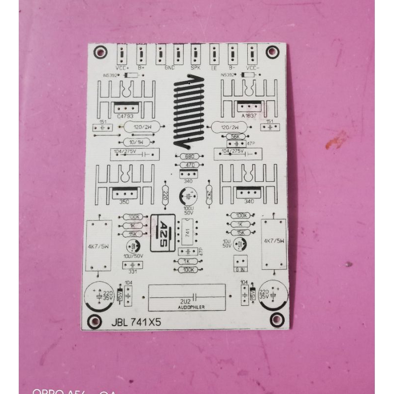 Pcb Super Driver JBL 741 X5 Professional Power From Crest Audio USA
